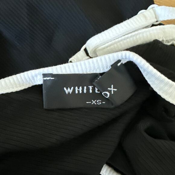 White Fox Mini Dress Y Back Since The Beginning Size XS Black White - Picture 3 of 4
